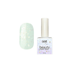 Базовое покрытие для ногтей RUNAIL PROFESSIONAL Каучуковая цветная база beautyTINT glitter mix