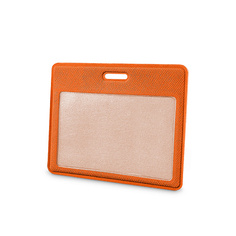 Бейдж FLEXPOCKET Карман для пропуска, бейджа или проездного из экокожи, горизонтальный