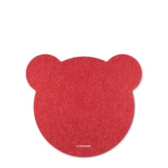 Коврик для мыши FLEXPOCKET Коврик из фетра для компьютерной мыши в форме медведя