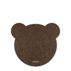 Коврик для мыши FLEXPOCKET Коврик из фетра для компьютерной мыши в форме медведя