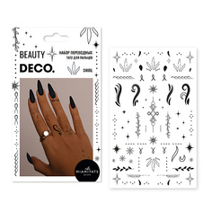 Тату DECO. Набор переводных мини-тату by Miami tattoos (Swirl)