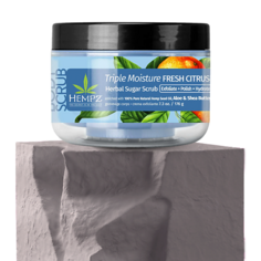 Скраб для тела HEMPZ Скраб сахарный для тела Тройное Увлажнение /Triple Moisture Fresh Citrus Herbal Sugar Scrub 176.0