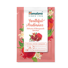 Маска для лица HIMALAYA SINCE 1930 Тканевая маска сияние молодости с эдельвейсом и гранатом