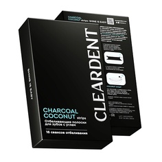 Полоски для отбеливания CLEARDENT Отбеливающие полоски для зубов с углем CHARCOAL COCONUT strips 45.0