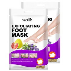 SKAILIE Маска-носочки для ног отшелушивающая против мозолей 40.0