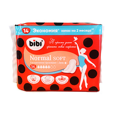 Прокладки гигиенические BIBI Прокладки для критических дней Normal Soft