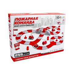 Интерактивная игрушка ND PLAY Трасса с машинкой на батарейке «Пожарная команда» 1.0