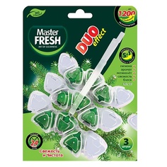 MASTER FRESH Подвесной блок для унитаза Duo effect 5 в 1, хвоя 3.0