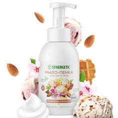 Мыло жидкое SYNERGETIC Мыло-пенка для рук и тела Миндальное мороженое 500.0