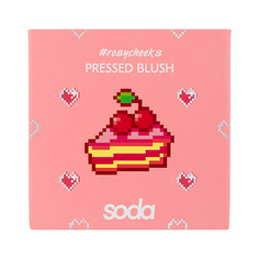 SODA Румяна прессованные #rosycheeks So.Da