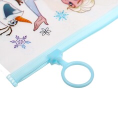 Пенал мягкий, 1 отделение, 100х210 мм, пвх, холодное сердце Disney