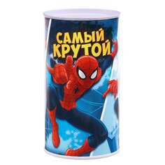 Копилка металлическая, 6.5 см × 6.5 см × 12 см Marvel