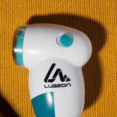 Машинка для удаления катышков luazon luk-02, 2хаа (не в комплекте), голубая
