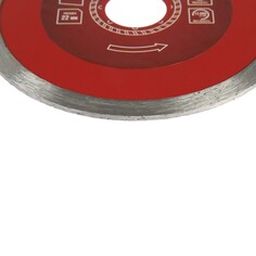 Диск алмазный отрезной лом, сплошной, мокрый рез, 115 х 22 мм Lom