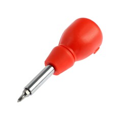 Отвертка с набором бит лом, пластиковая рукоятка, 5 предметов Lom