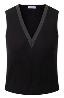Хлопковый топ Brunello Cucinelli