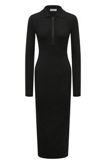 Платье из шерсти и кашемира Brunello Cucinelli