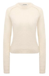 Свитер из шерсти и шелка Jil Sander