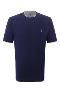 Хлопковая футболка Brunello Cucinelli