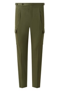 Хлопковые брюки-карго Kiton