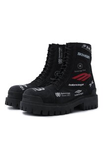 Текстильные ботинки Combat Strike Balenciaga