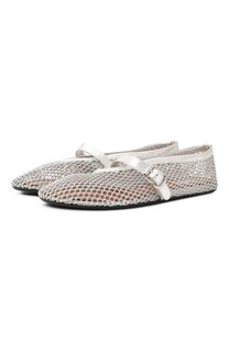 Текстильные балетки Alaia