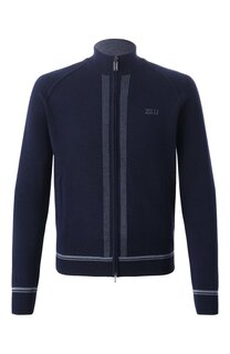 Кардиган из шерсти и шелка Zilli