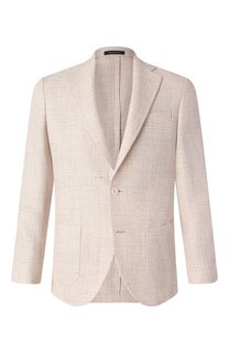 Пиджак изо льна и шерсти Sartoria Latorre