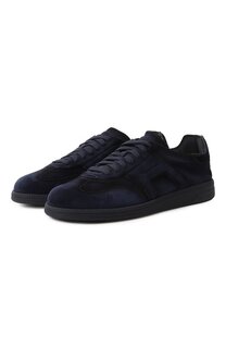 Замшевые кеды Santoni