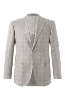 Пиджак из шелка и шерсти Corneliani