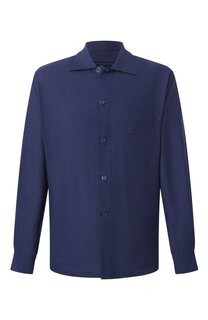 Рубашка из шерсти и шелка Stefano Ricci