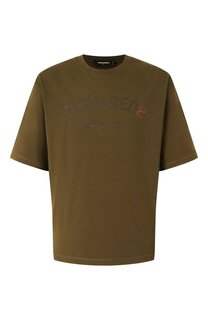 Хлопковая футболка Dsquared2