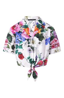 Хлопковая блузка Dolce & Gabbana