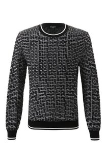 Джемпер из шерсти и льна Balmain