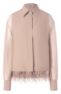 Шелковая блузка Brunello Cucinelli
