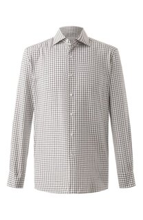 Сорочка из хлопка и льна Stefano Ricci