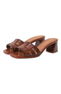 Кожаные мюли Santoni