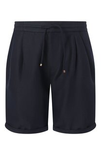 Шорты изо льна и хлопка Brunello Cucinelli