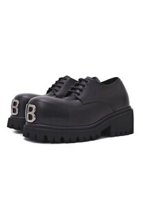Кожаные дерби Stomper Balenciaga