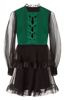 Комбинированное платье Valentino
