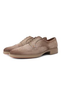 Замшевые дерби Easy Santoni