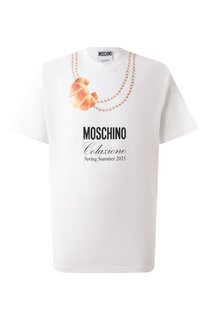 Хлопковая футболка Moschino
