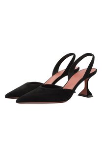 Замшевые туфли Holli sling 70 Amina Muaddi