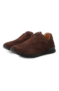 Замшевые кроссовки Kiton
