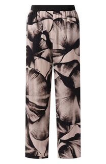 Брюки из вискозы и шелка Agnona