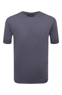 Джемпер из шелка и хлопка Giorgio Armani