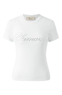 Хлопковая футболка Blumarine