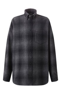 Шерстяная рубашка Balenciaga