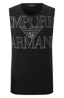 Хлопковая майка Emporio Armani