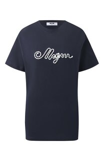 Хлопковая футболка MSGM
